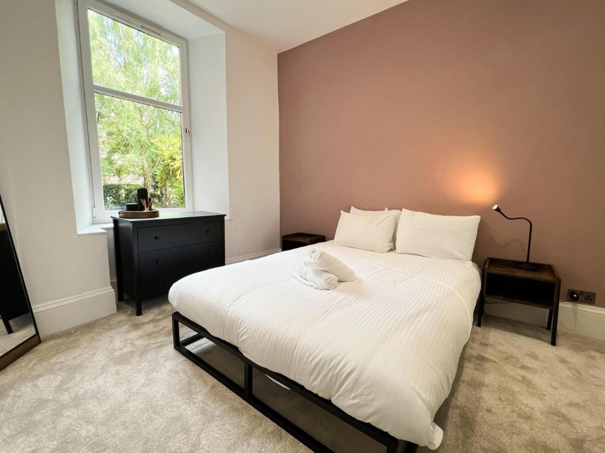 Modern 1Br West End Flat Lejlighed Glasgow Eksteriør billede