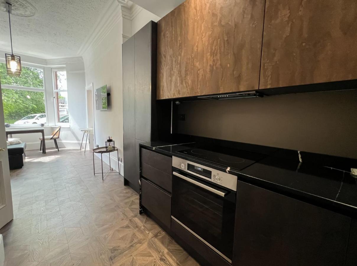 Modern 1Br West End Flat Lejlighed Glasgow Eksteriør billede