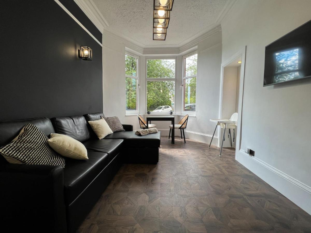 Modern 1Br West End Flat Lejlighed Glasgow Eksteriør billede