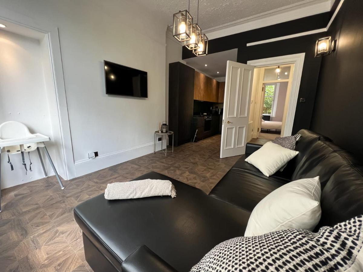 Modern 1Br West End Flat Lejlighed Glasgow Eksteriør billede